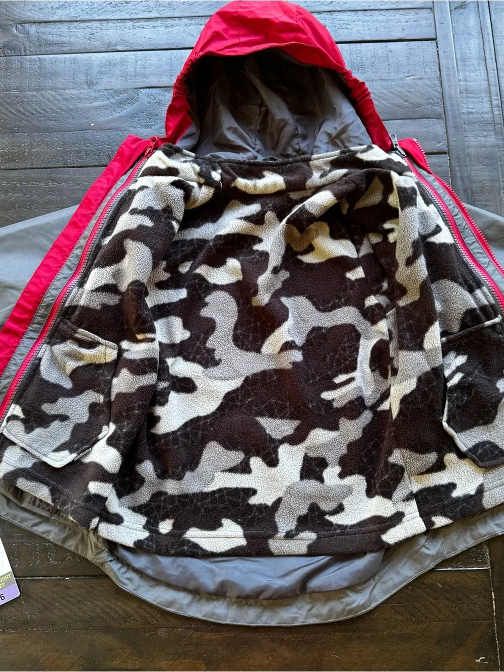 NEW Eddie Bauer Youth 3-in-1 Jacket Size 5/6